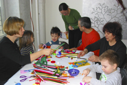 Kids playing in Raccoon's lair